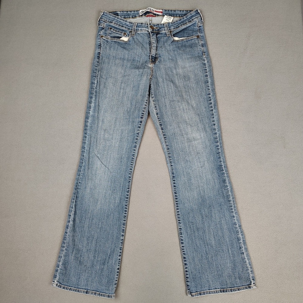 Y2K Levis Boot Cut Jeans Women 14 *Fits 10* Blue Totally Shaping Relaxed Cowgirl